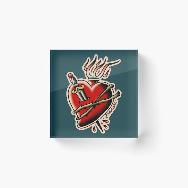 Item preview, Stabbed Sacred Heart designed and sold by marenara.