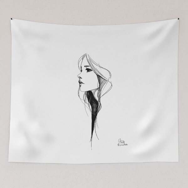 Item preview, Between breath and shadow, 2026, ink on paper, 21-29cm designed and sold by oanaunciuleanu.