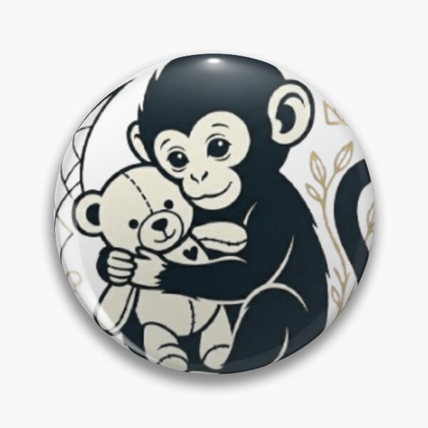 Item preview, Monkey Art & Collectibles For Nursery Décor And Baby Gifts, Funny Monkey Shirt And Urban Monkey Art designed and sold by JordanInk Studio.