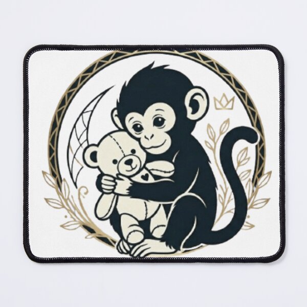 Item preview, Monkey Art & Collectibles For Nursery Décor And Baby Gifts, Funny Monkey Shirt And Urban Monkey Art designed and sold by JordanInk Studio.
