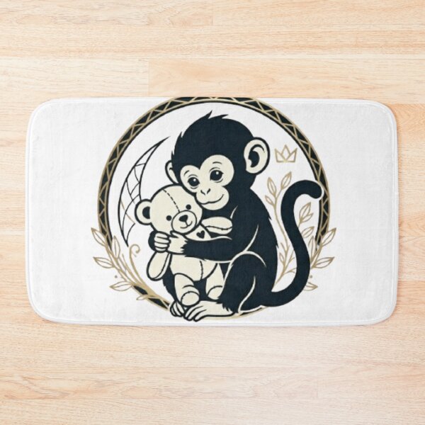 Item preview, Monkey Art & Collectibles For Nursery Décor And Baby Gifts, Funny Monkey Shirt And Urban Monkey Art designed and sold by JordanInk Studio.