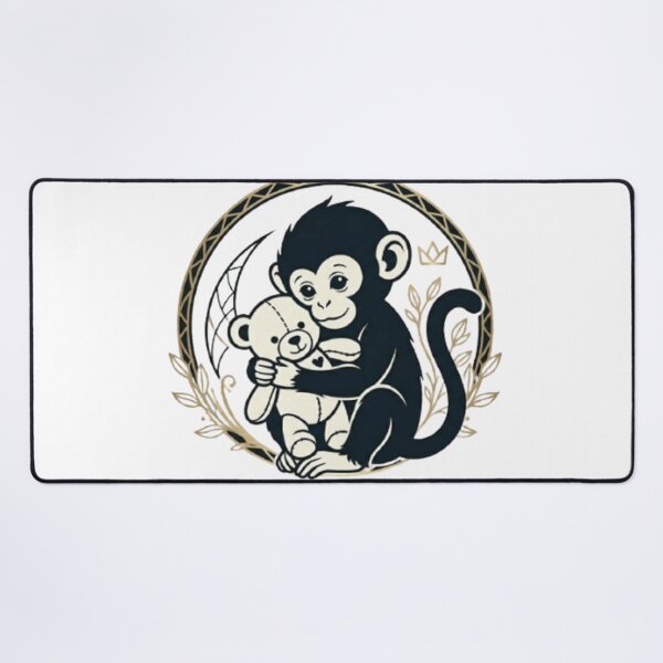 Item preview, Monkey Art & Collectibles For Nursery Décor And Baby Gifts, Funny Monkey Shirt And Urban Monkey Art designed and sold by JordanInk Studio.