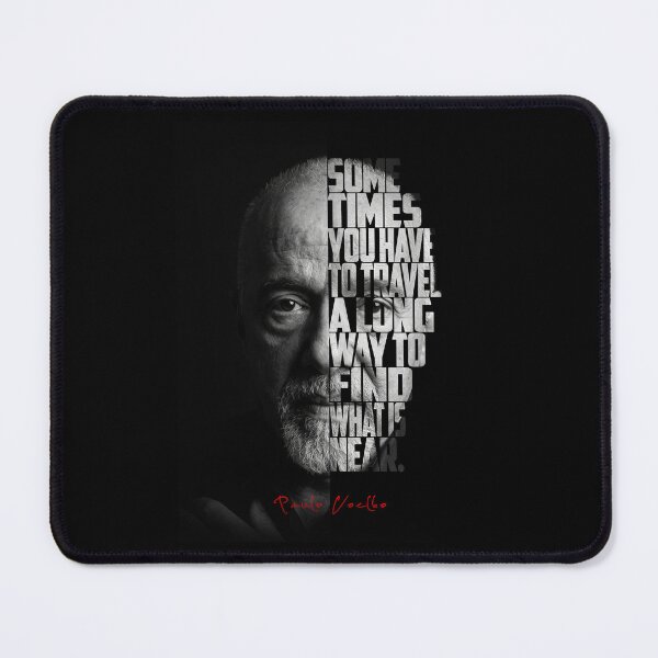 Item preview, Paulo Coelho Split Face Quote Poster designed and sold by Enea Kelo.