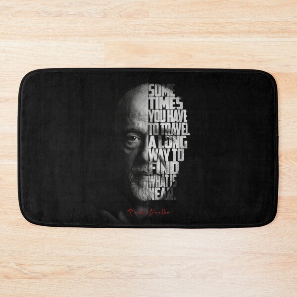 Item preview, Paulo Coelho Split Face Quote Poster designed and sold by Enea Kelo.