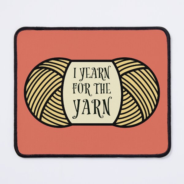 Item preview, I Yearn for the Yarn (Whimsical Buttercream) designed and sold by HookedAndTrying.
