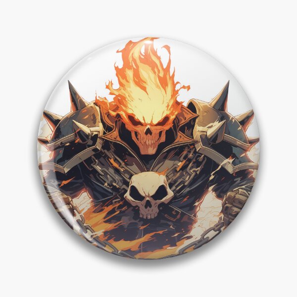 Item preview, Ghost rider illustration designed and sold by robyeyedropy.