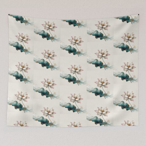 Item preview, An elegant lotus with green leaf designed and sold by ideandesign.