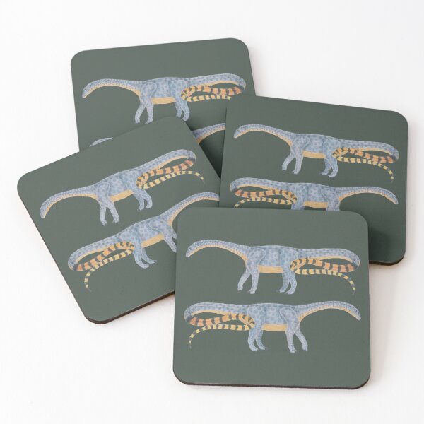 Item preview, Diplodocus group watercolor painting designed and sold by WolfRaven Creations.