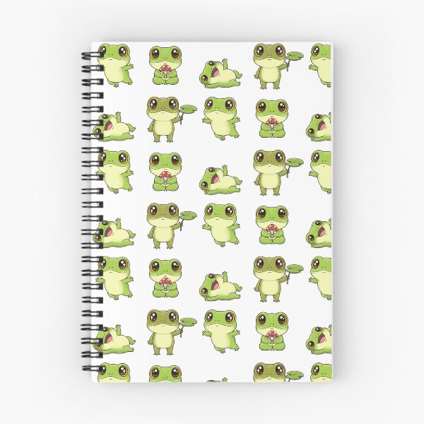 Item preview, Illustration Collection: Funny Anthropomorphic Frog – Kawaii Style designed and sold by Tw1nsAIArt.