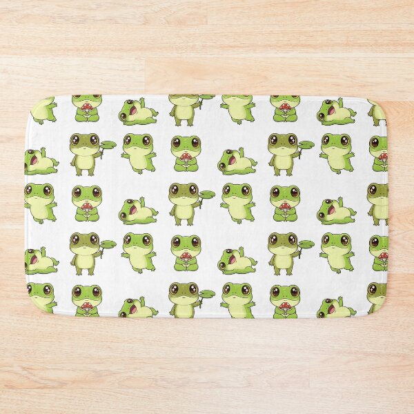 Item preview, Illustration Collection: Funny Anthropomorphic Frog – Kawaii Style designed and sold by Tw1nsAIArt.