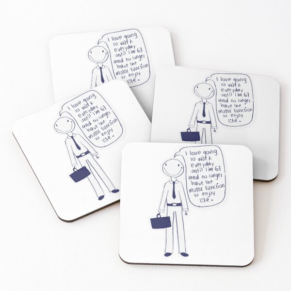 Item preview, I love going to work!  designed and sold by plutospoison.