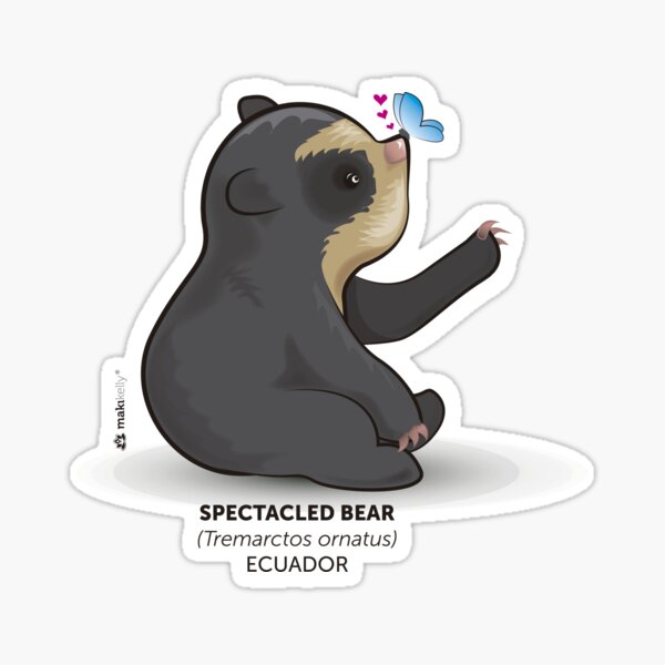 Spectacled Bear  Sticker