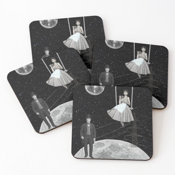 Item preview, Lunar Rendezvous designed and sold by Mad Surrealist Paper Play.