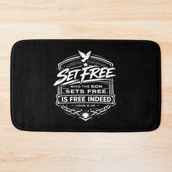 Item preview, Set Free John 8:36 – Who The Son Sets Free Christian Declaration designed and sold by astersgraphics.