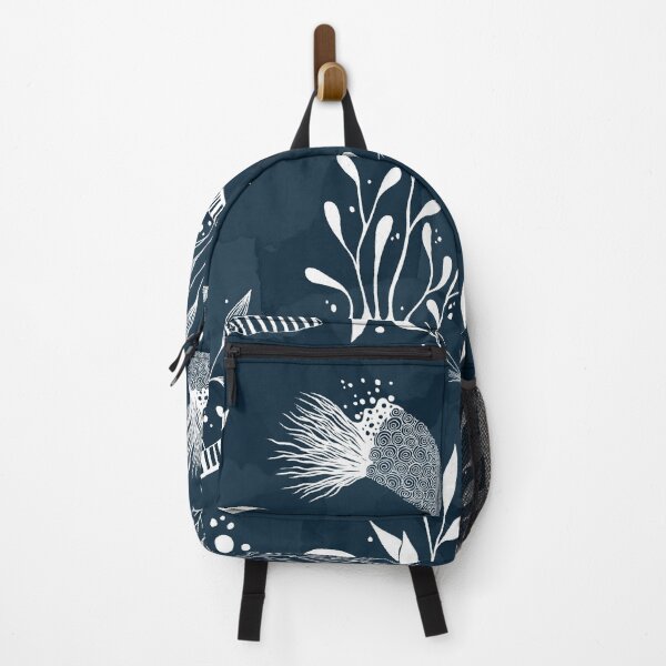 Item preview, Indigo Botanical Linework Pattern – Contemporary Interior Design designed and sold by CMF Designs.