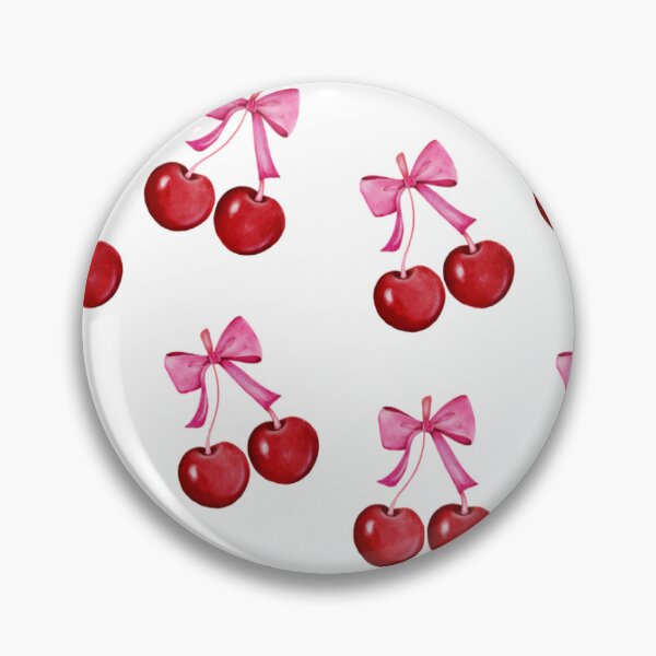 Item preview, Cherry and pink bow  designed and sold by kavita goyal.