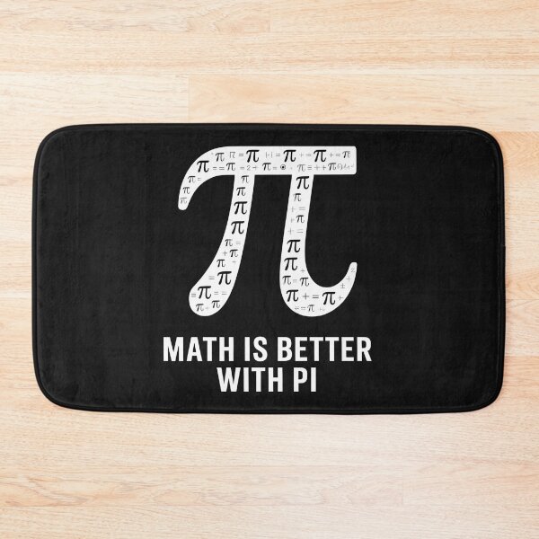 Item preview, Math Is Better With Pi – Funny Math Pun Design designed and sold by Clairenity Studio.