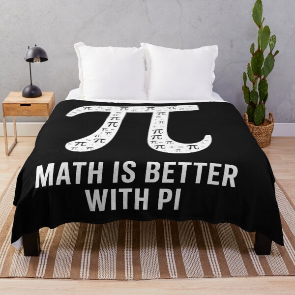 Item preview, Math Is Better With Pi – Funny Math Pun Design designed and sold by Clairenity Studio.