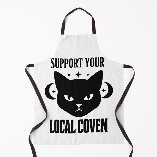 Item preview, Support Your Local Coven Black Cat designed and sold by FreshVibe Prints.