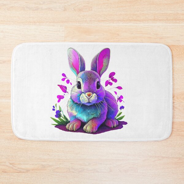 Item preview, Cybernetic Rabbit Bloom | Futuristic Nature Aesthetic Art designed and sold by RS-Globalist-.