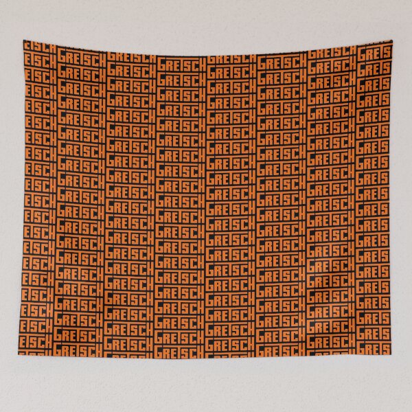 Item preview, Small centre chest Orange pattern Gretsch drums Art Guitars Vintage Rectangle logo  designed and sold by Kludoman.