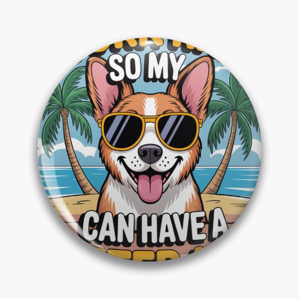 Item preview, I Work Hard So My Dog Can Florida Beach Gift designed and sold by FiercePalms.