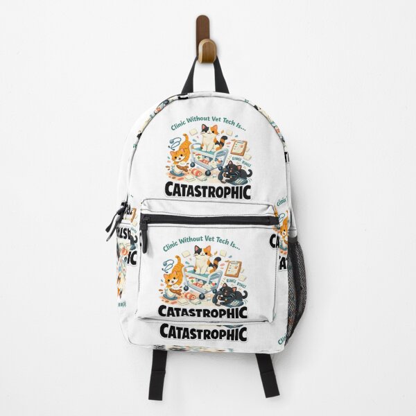 Item preview, Clinic Without Vet Tech Is Catastrophic – Funny Veterinary Cat Design designed and sold by Bettybee00.