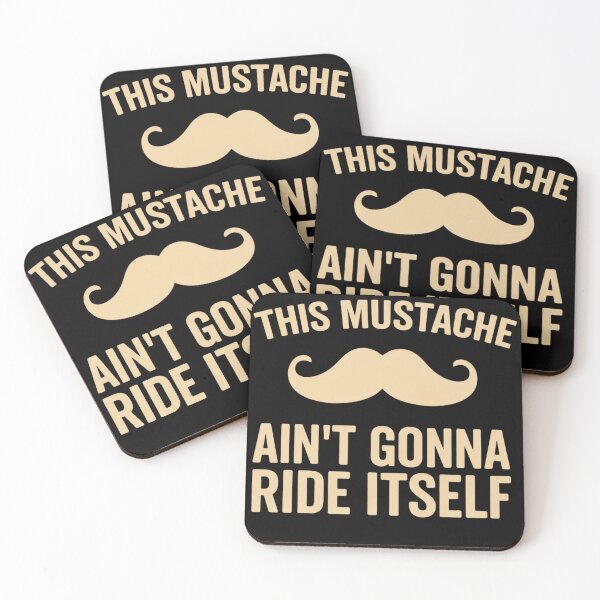 Item preview, This Mustache Ain’t Gonna Ride Itself – Funny Mustache  Design designed and sold by AMICO77.