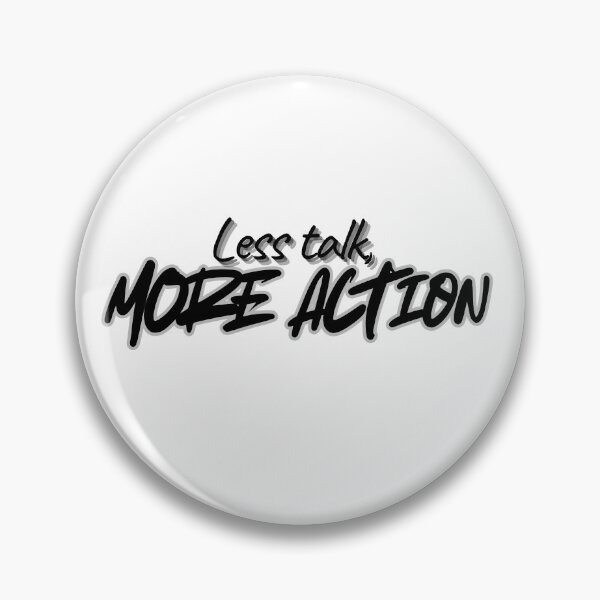 Item preview, Less Talk More Action Topographic Design – Motivational Quote Typography designed and sold by SalinahYahya.