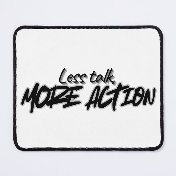 Item preview, Less Talk More Action Topographic Design – Motivational Quote Typography designed and sold by SS DESIGN 09.