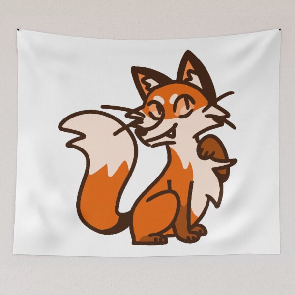 Item preview, Smart and Adorable Fox designed and sold by Cute Funny Sweet Original Drawing Shop.