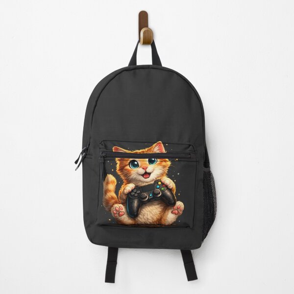 Item preview, Cute Gamer Kitten – Playful Cat with Controller Design designed and sold by darkan1.