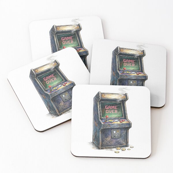 Item preview, Retro Arcade Game Machine – Out of Order Sticker Illustration designed and sold by Felixuss.