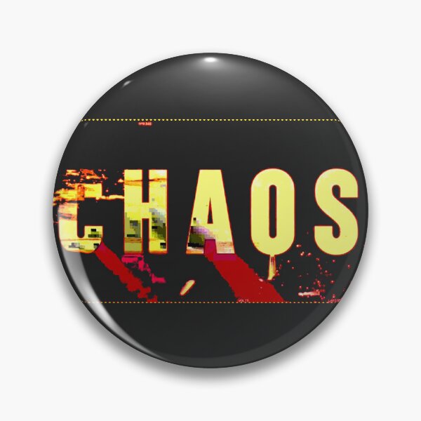 Item preview, Chaos High-Contrast Distorted Glitch Art Typographic Graphic designed and sold by Terry Bain.