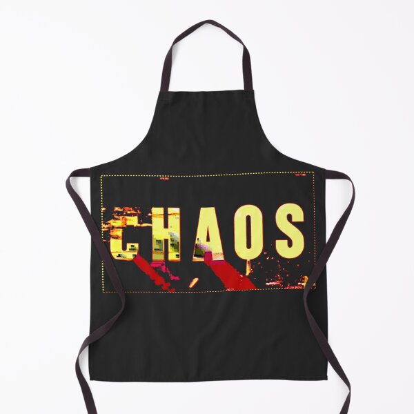 Item preview, Chaos High-Contrast Distorted Glitch Art Typographic Graphic designed and sold by Terry Bain.