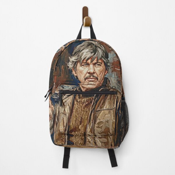 Item preview, The Urban Vigilante: Charles Bronson Grit & Iron Impasto Portrait designed and sold by Art's Diner.