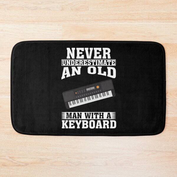 Item preview, Never Underestimate an Old Man with A Keyboard designed and sold by CosmoKitsch.
