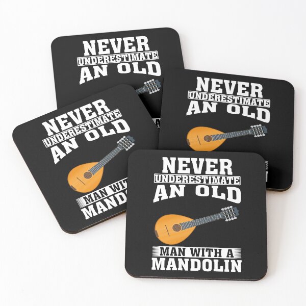 Item preview, Never Underestimate an Old Man with A Mandolin designed and sold by CosmoKitsch.