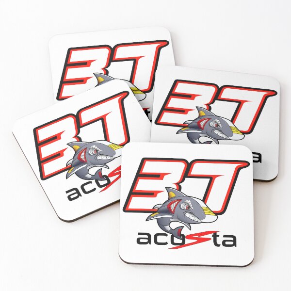 Item preview, Pedro Acosta #37 Shark RED KTM MotoGP Tiburon Name Logo White designed and sold by Fan Art Station .