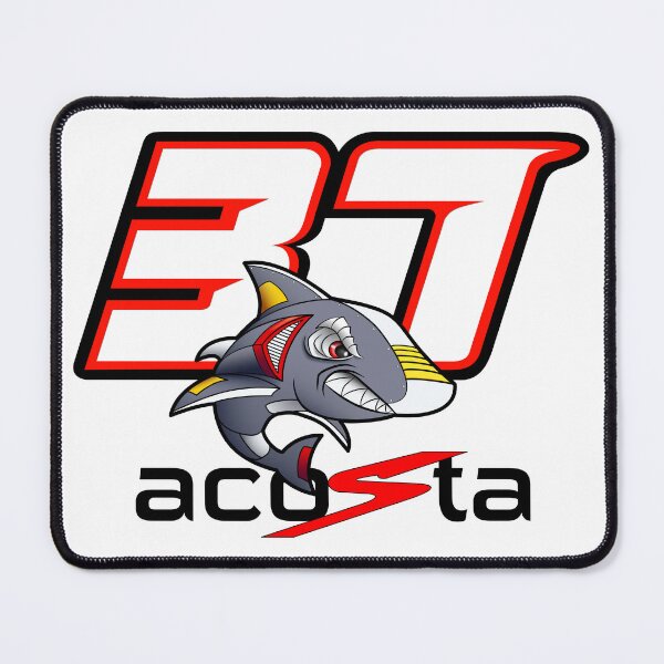 Item preview, Pedro Acosta #37 Shark RED KTM MotoGP Tiburon Name Logo White designed and sold by Fan Art Station .