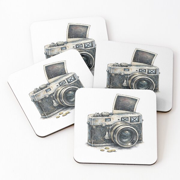 Item preview, Vintage Rangefinder Camera – Out of Order Sticker Illustration designed and sold by Felixuss.
