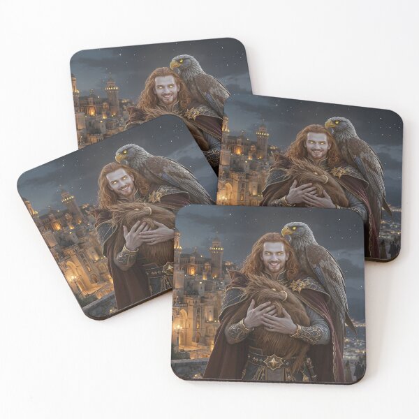 Item preview, The guardian of the ancient city and his loyal griffins designed and sold by KunstGeist.