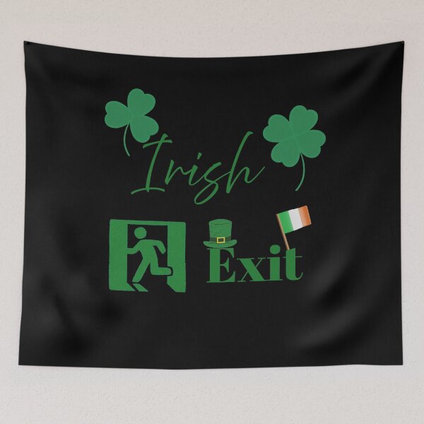 Item preview, Introvert with an Irish Exit Plan - Leave Without a Word designed and sold by Versik-.