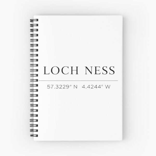 Item preview, Loch Ness Scotland Coordinates Minimalist Typography T-Shirt designed and sold by ArcanePrintsxo.