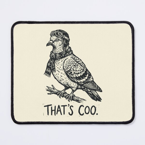 Item preview, That's Coo Vintage Pigeon Pilot Funny Bird designed and sold by Y-Vibes.