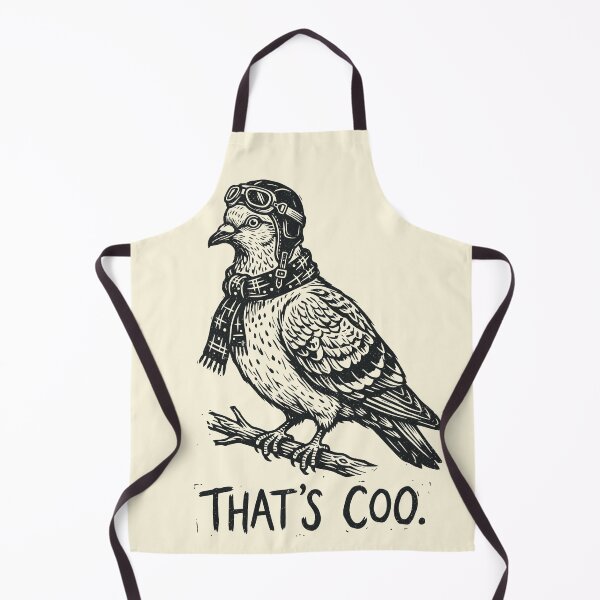 Item preview, That's Coo Vintage Pigeon Pilot Funny Bird      designed and sold by Y-Vibes.