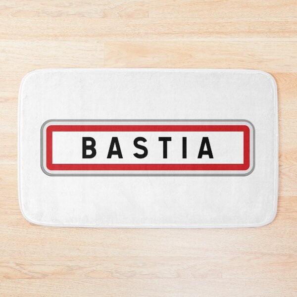 Artikelvorschau, Ortseingangsschild Bastia – Haute-Corse, Korsika entworfen und verkauft von Panneaux et signalisations - NPOITEVIN.