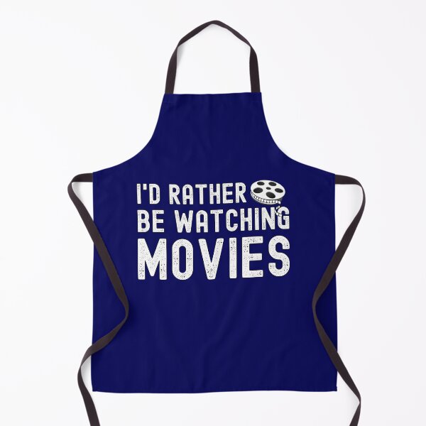 Item preview, I'd Rather Be Watching Movies Funny Film Lover designed and sold by SharpThreadZ.