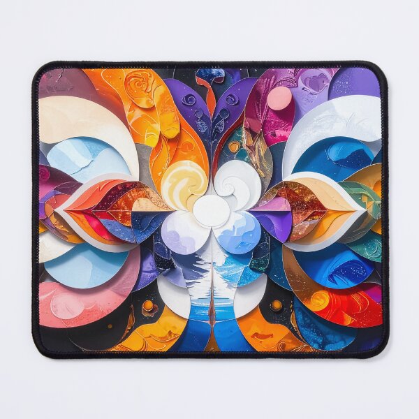 Item preview, Symmetric Color Bloom – Geometric Abstract Art designed and sold by NizuCaCi.