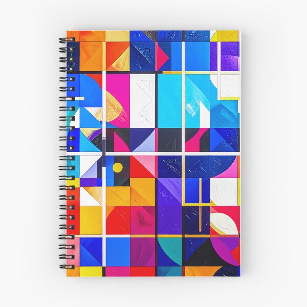 Item preview, Structured Color Grid – Modern Geometric Abstract designed and sold by NizuCaCi.